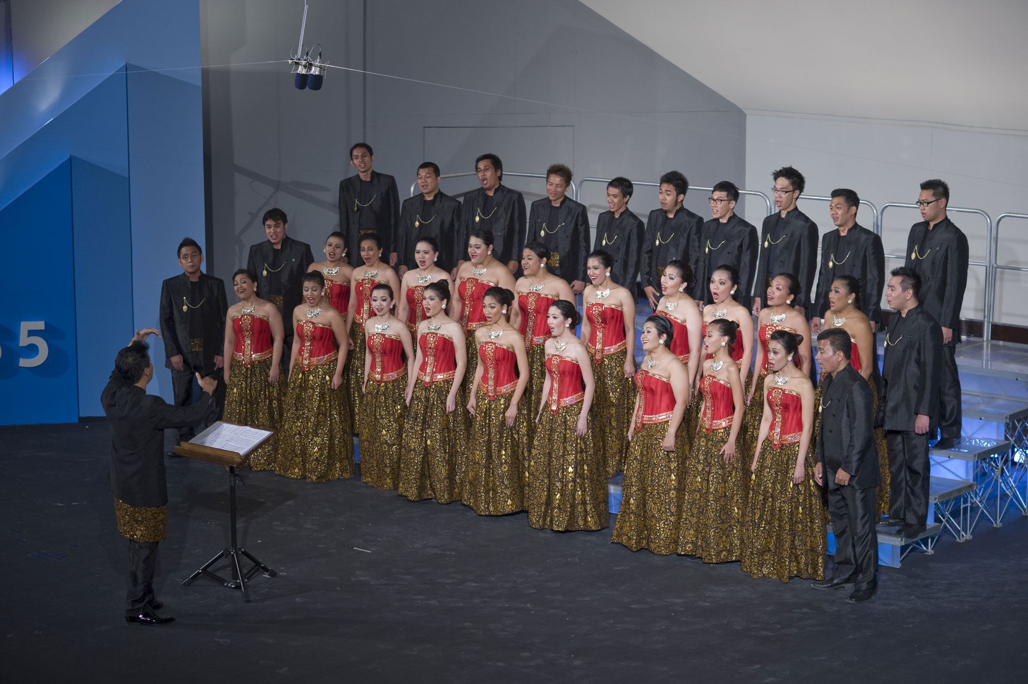 Por primera vez particip&oacute; en el Certamen un coro de Indonesia